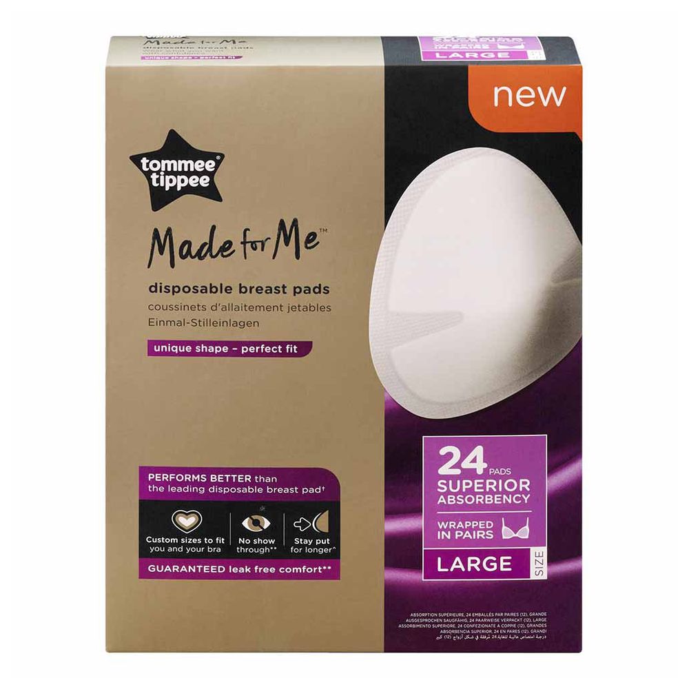 Tommee Tippee - Made For Me Disposable Breast Pads - Large