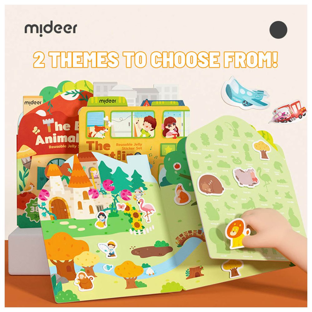 Mideer - Reusable Stickers - Bustling Traffic