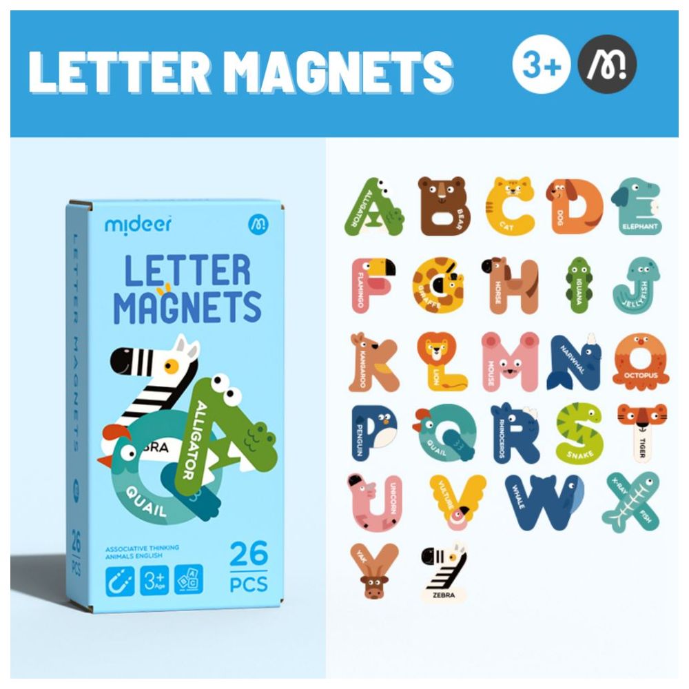 MiDeer - Alphabet Magnets - 26 Pcs