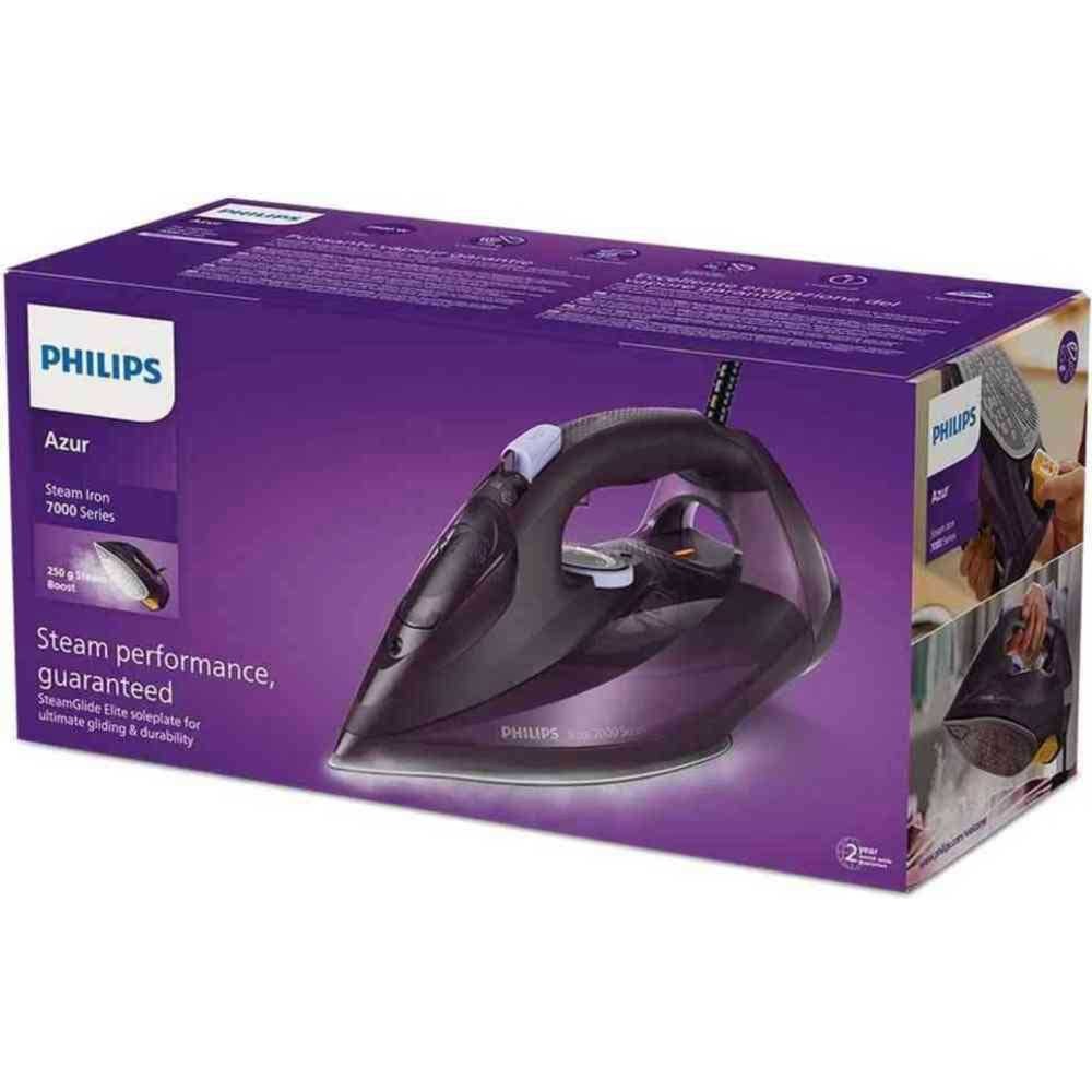 Philips - HV Steam Iron 7000 Series - Dark Purple - 3000 W