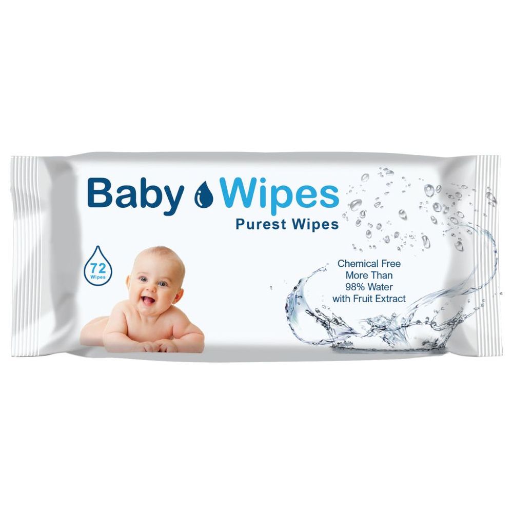 Vibrant - Wipes Purest Baby Wipes - Pack of 10 - 720 Pcs