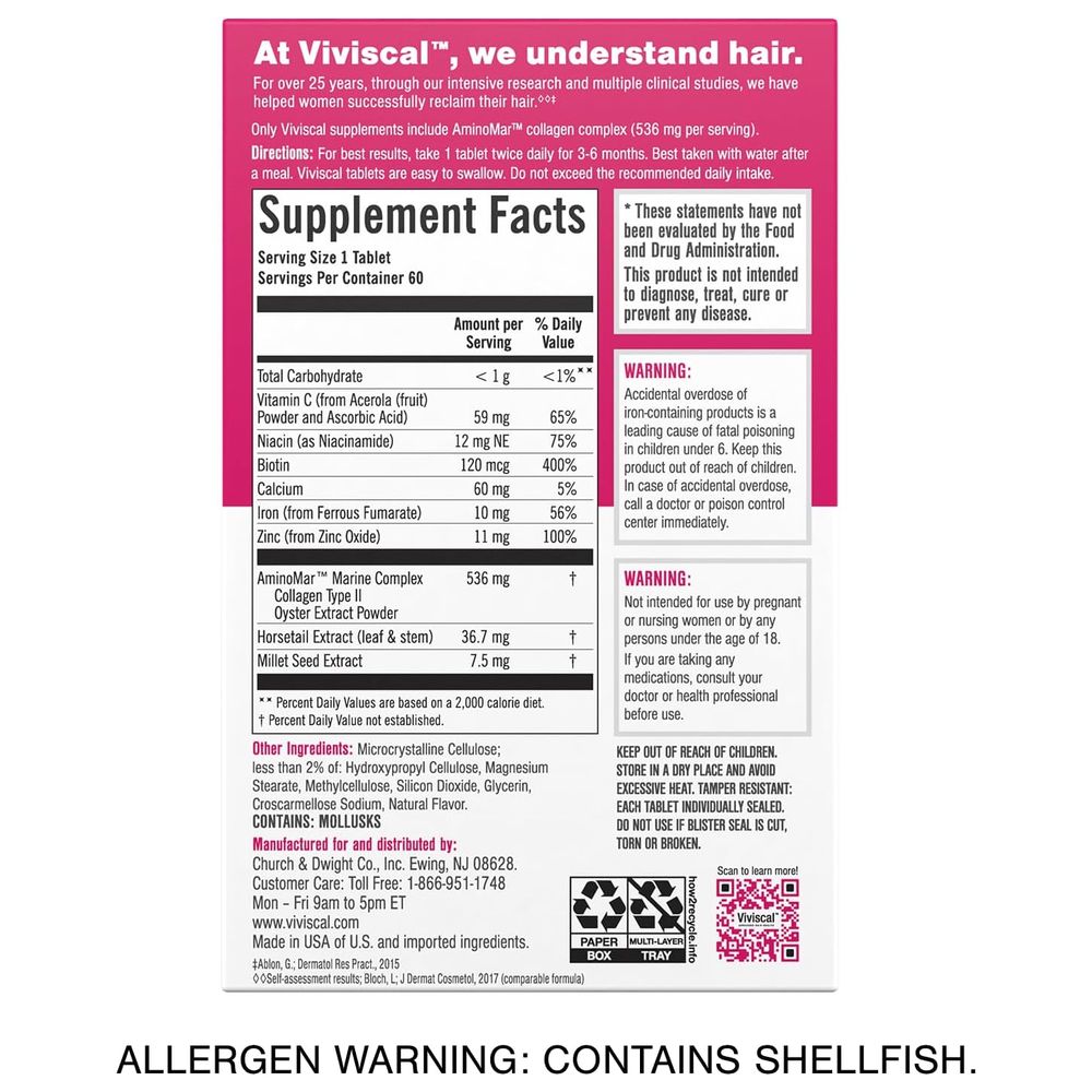 Viviscal - Women Max Strength Hair Supplements