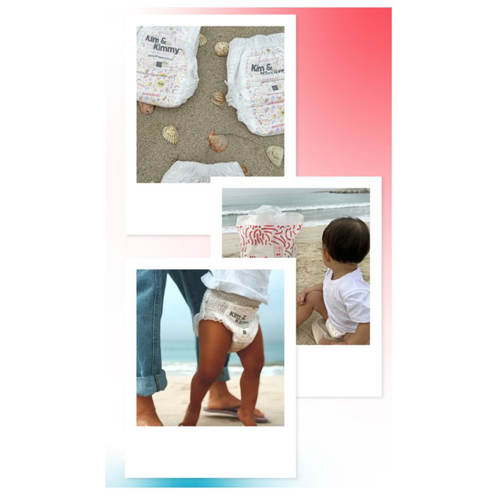 Kim & Kimmy - Zig Zag Swag Diaper Pants - Size 5 - 12-17 kg - 42 Pcs