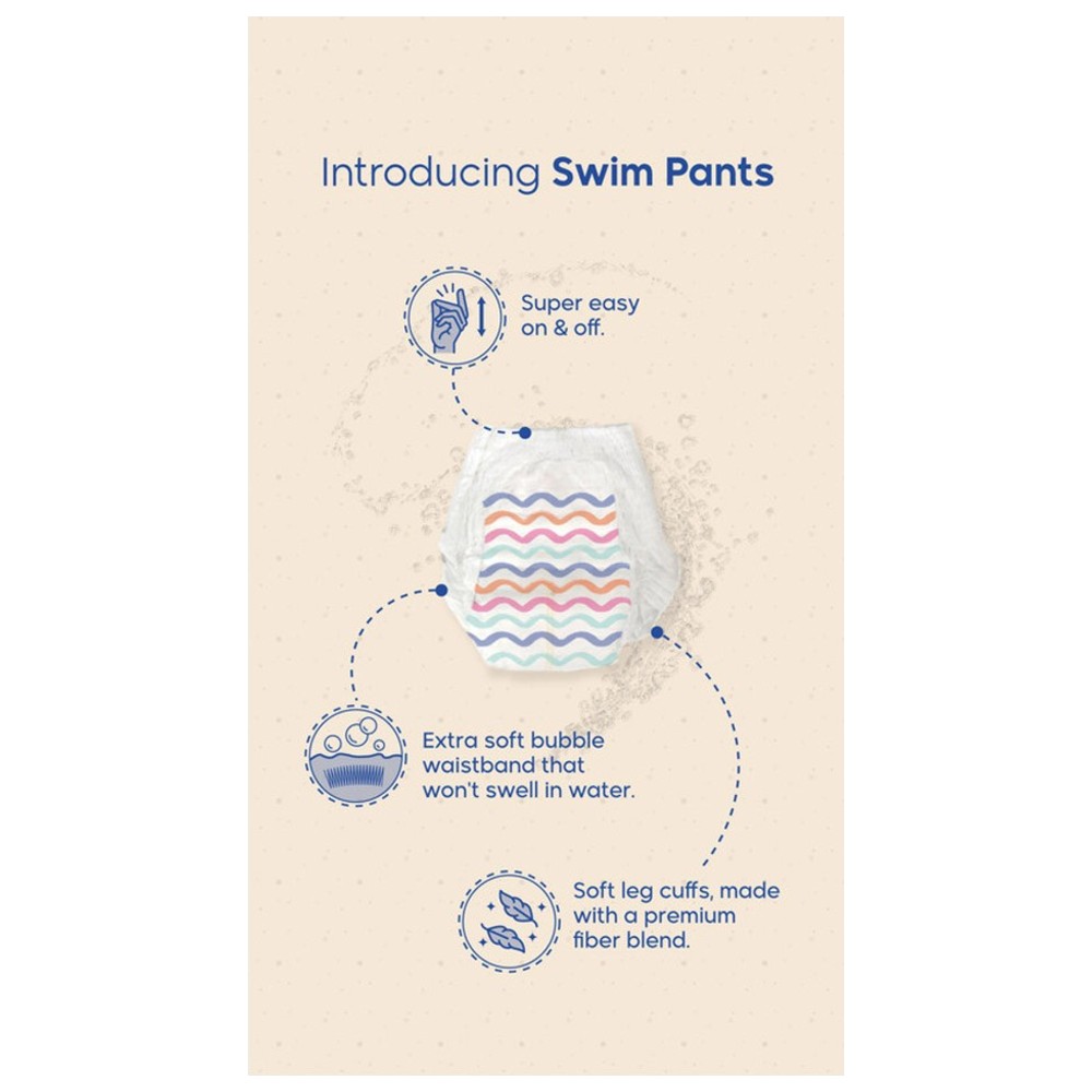 Kim & Kimmy - Swim Diaper Pants - Wave Riders - XL - 12+ kg - 15 Pcs