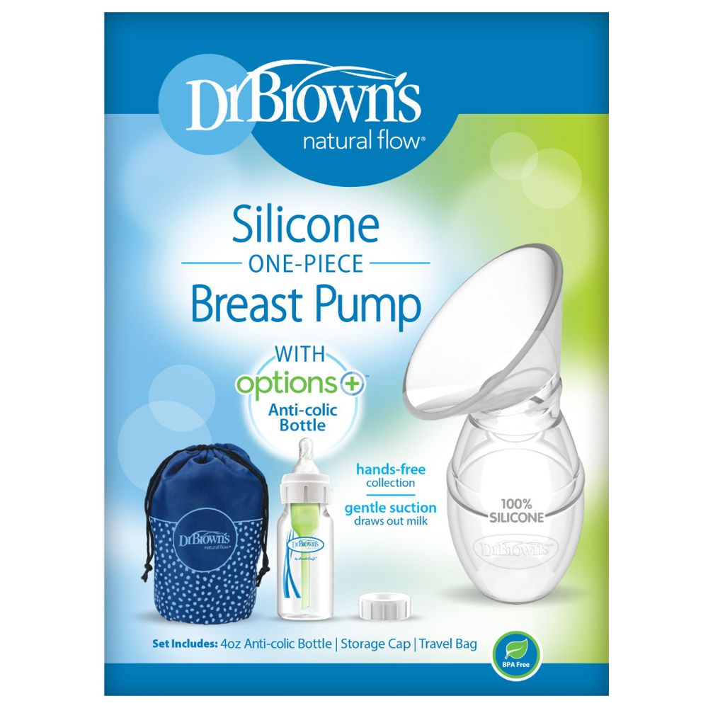 Dr. Brown's - Breast Pump With Narrow Options+ Bottle - 2 Pc Set