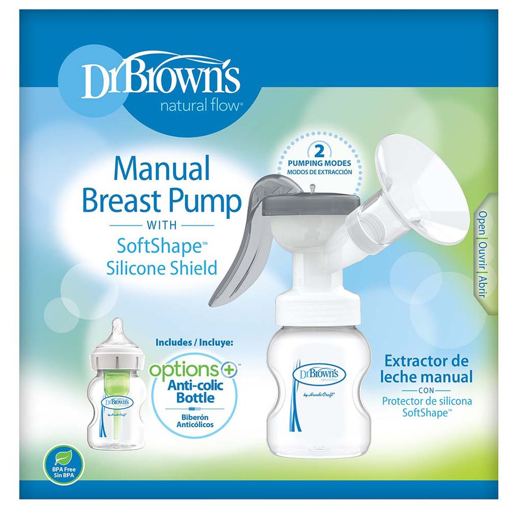 Dr. Brown's - Manual Breast Pump With Softshape Silicone Shield