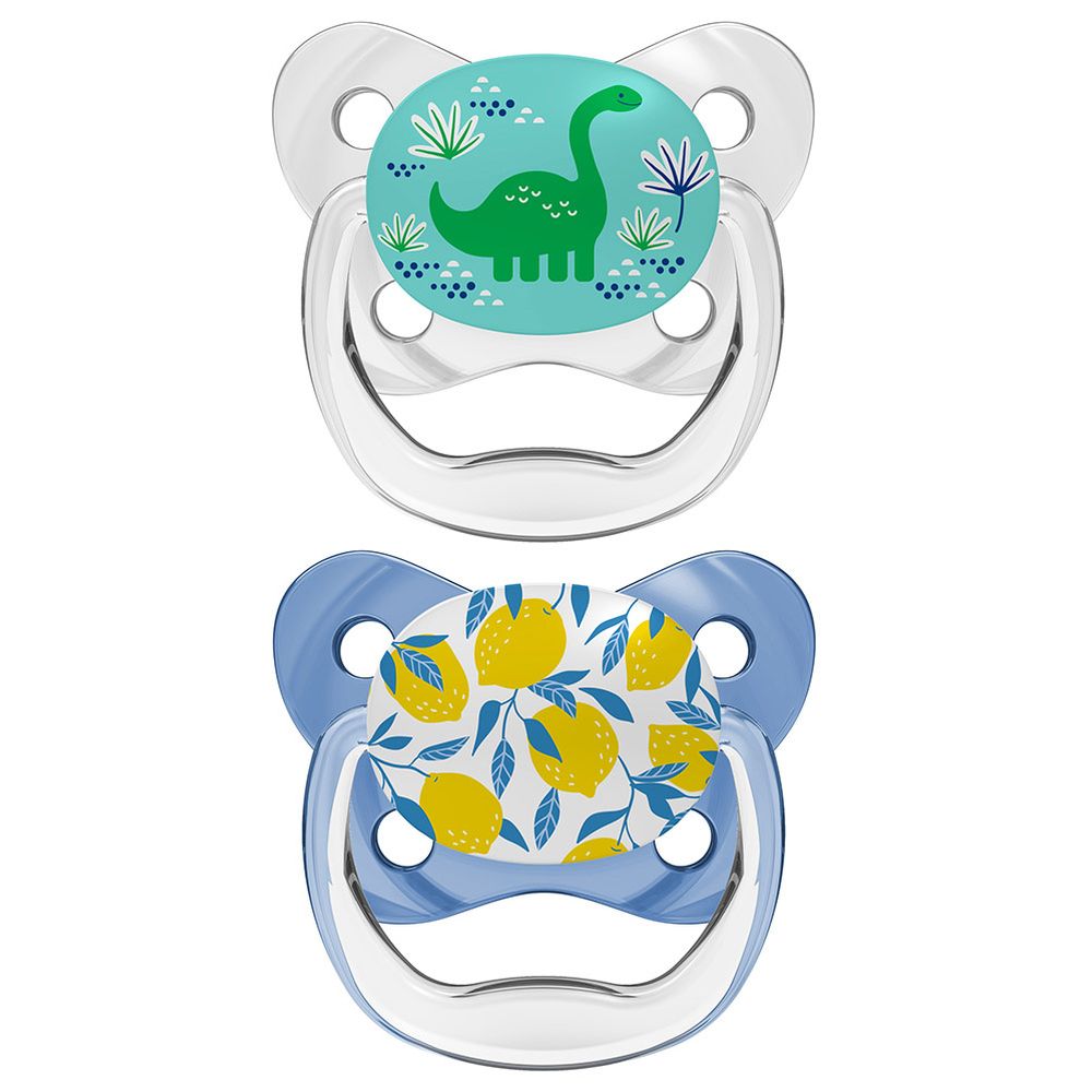 Dr. Brown's - Butterfly Shield Soother - 6-18M - Blue - 2 Pc Set