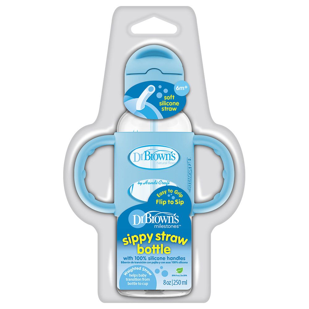 Dr. Brown's - Sippy Straw Bottle With Silicone Handles