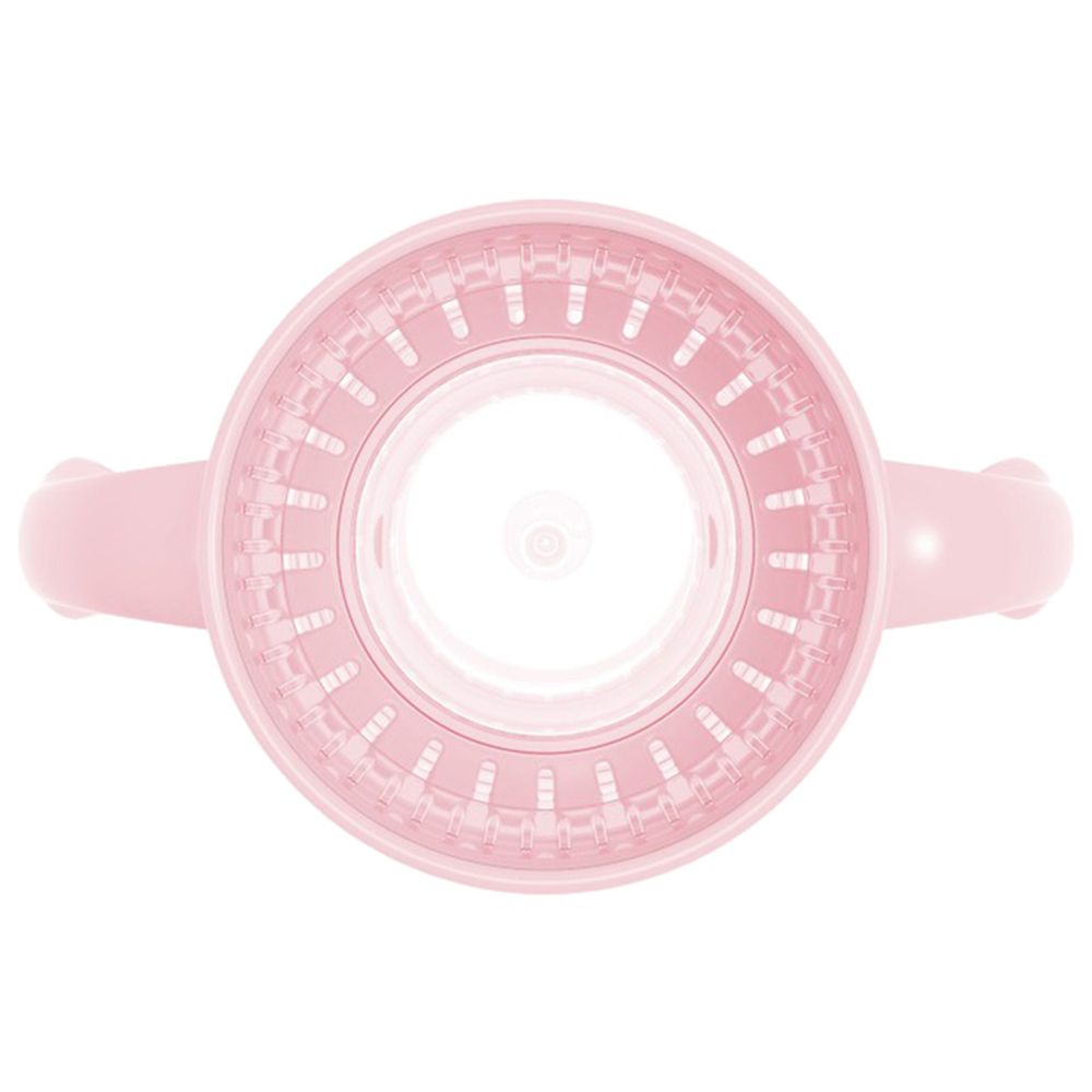 Dr. Brown's - Smooth Wall Cheers 360 Cup With Handles - Pink Deco - 200 ml
