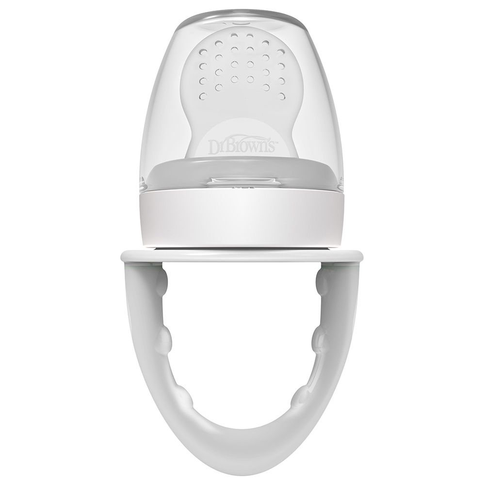 Dr. Brown's - Fresh Firsts Silicone Feeder - 3M - Grey