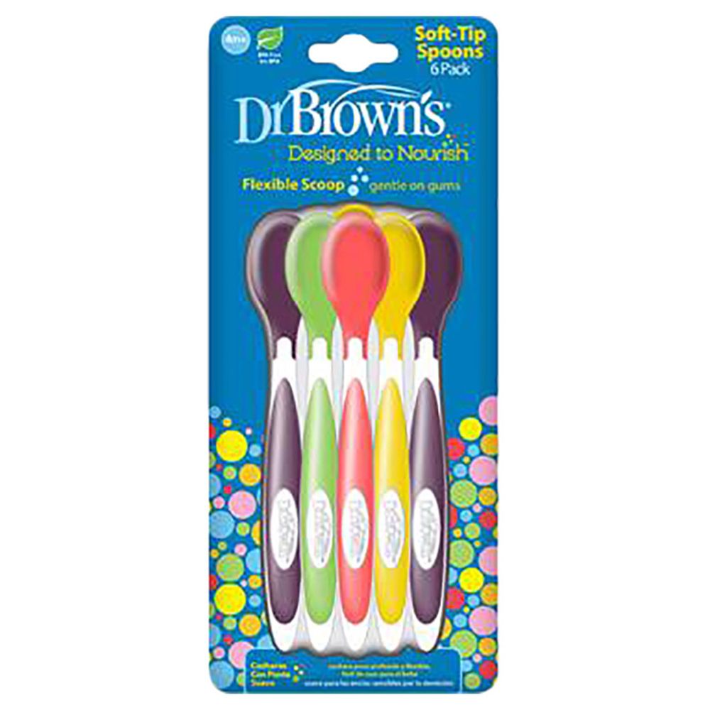 Dr. Brown's - Soft-Tip Spoons - 6 Pc Set