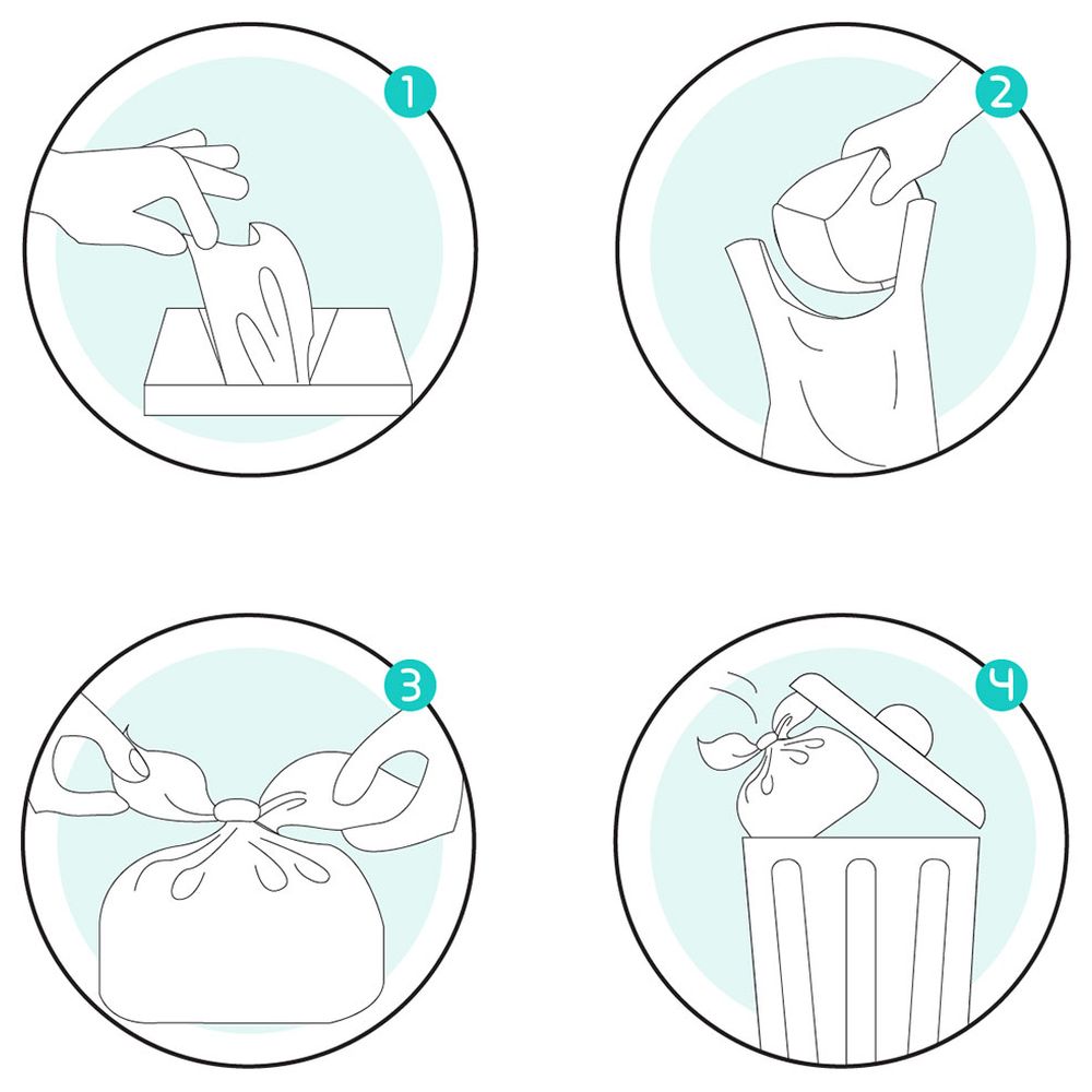 Bumble & Bird - Biodegradable Scented Diaper Disposal Bags 250-Count