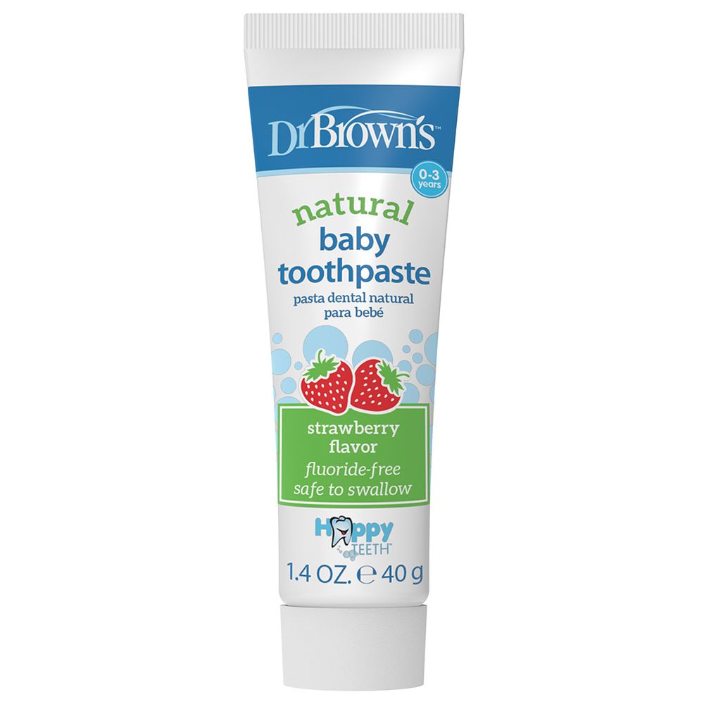 Dr. Brown's - Happy Teeth Fluoride Free Toothpaste Strawberry