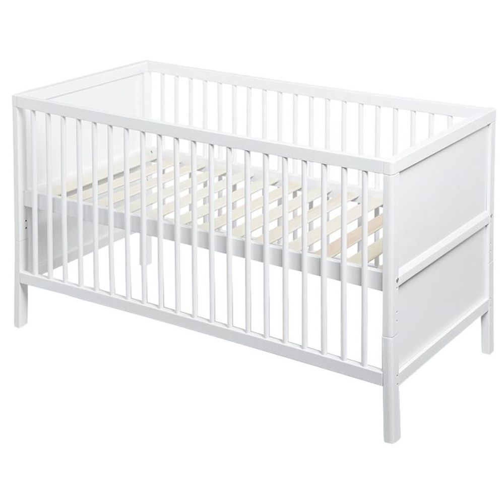 Bumble & Bird - Tory 2-in-1 Convertible Wooden Crib to Toddler Bed – White