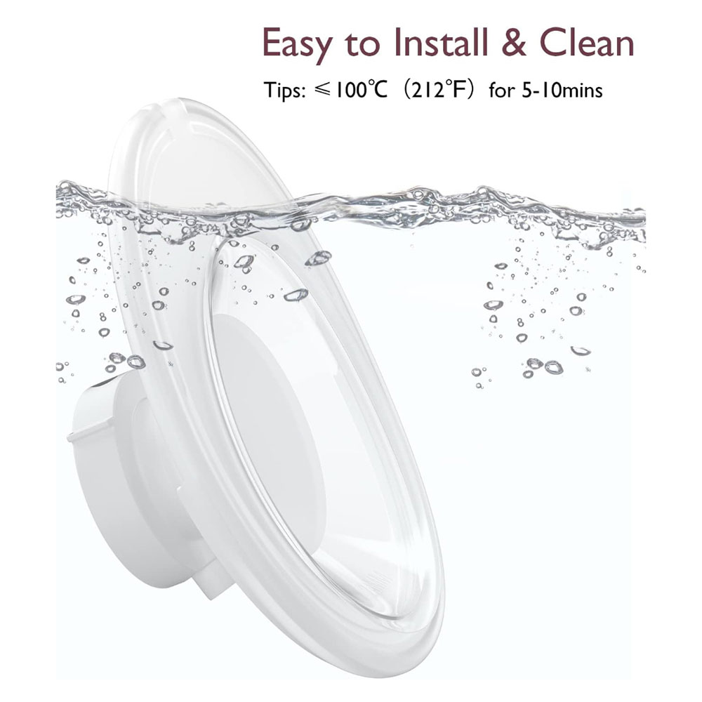 Momcozy - Double-Sealed Flange Only For M5 Breast Pump - Clear - 27 mm