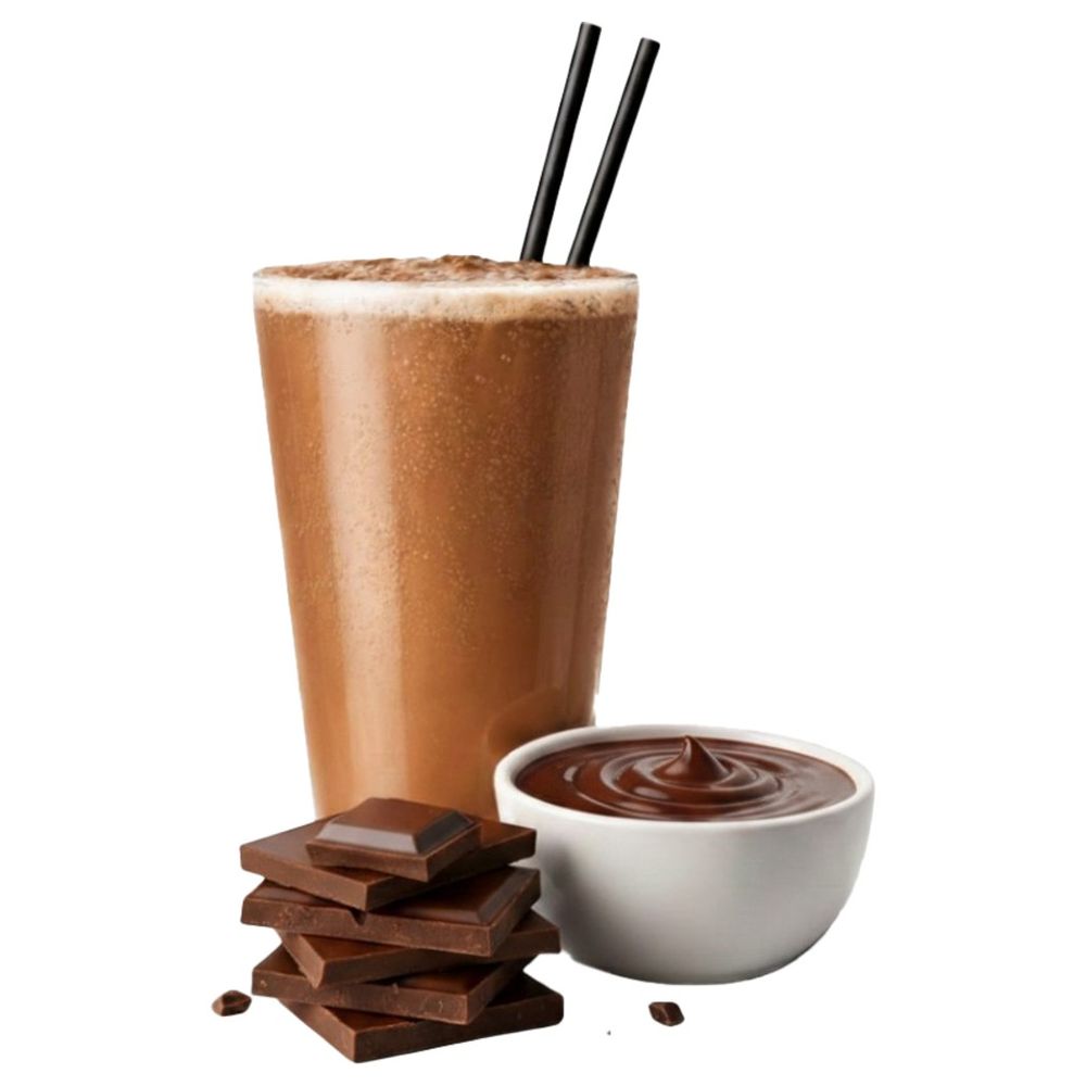 Qvie - Chocolate Pudding & Shake - Pack of 7 Sachets - High-Protein Low-Calorie