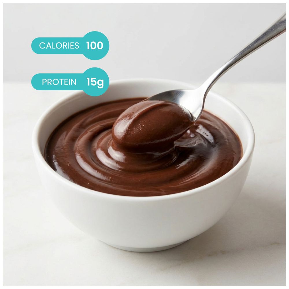 Qvie - Dark Chocolate Pudding & Shake - Pack of 7 Sachets - High-Protein Low-Calorie