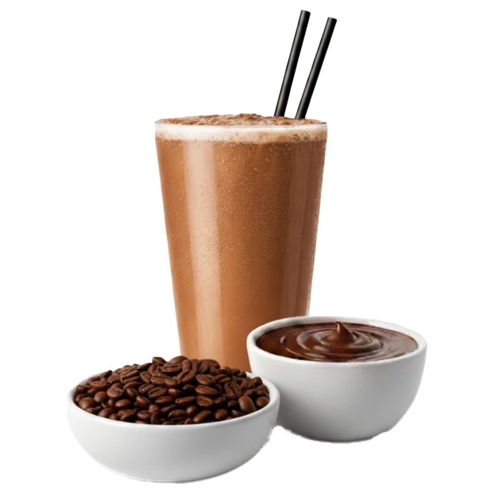 Qvie - Mocha Pudding & Shake - Pack of 7 Sachets - High-Protein Low-Calorie