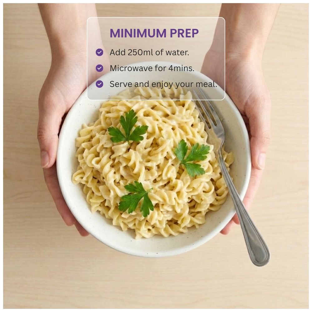 Qvie - Fettuccini Alfredo - High-Protein Low-Calorie 6 servings