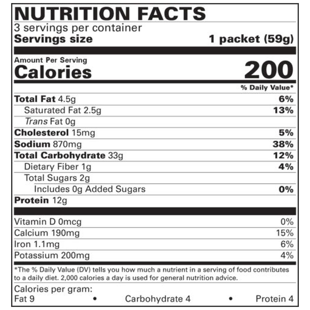 Qvie - Fettuccini Alfredo - High-Protein Low-Calorie 6 servings