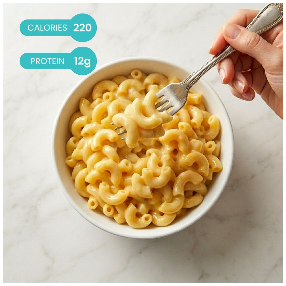 Qvie - Macaroni and Cheese - High-Protein Low-Calorie 6 servings