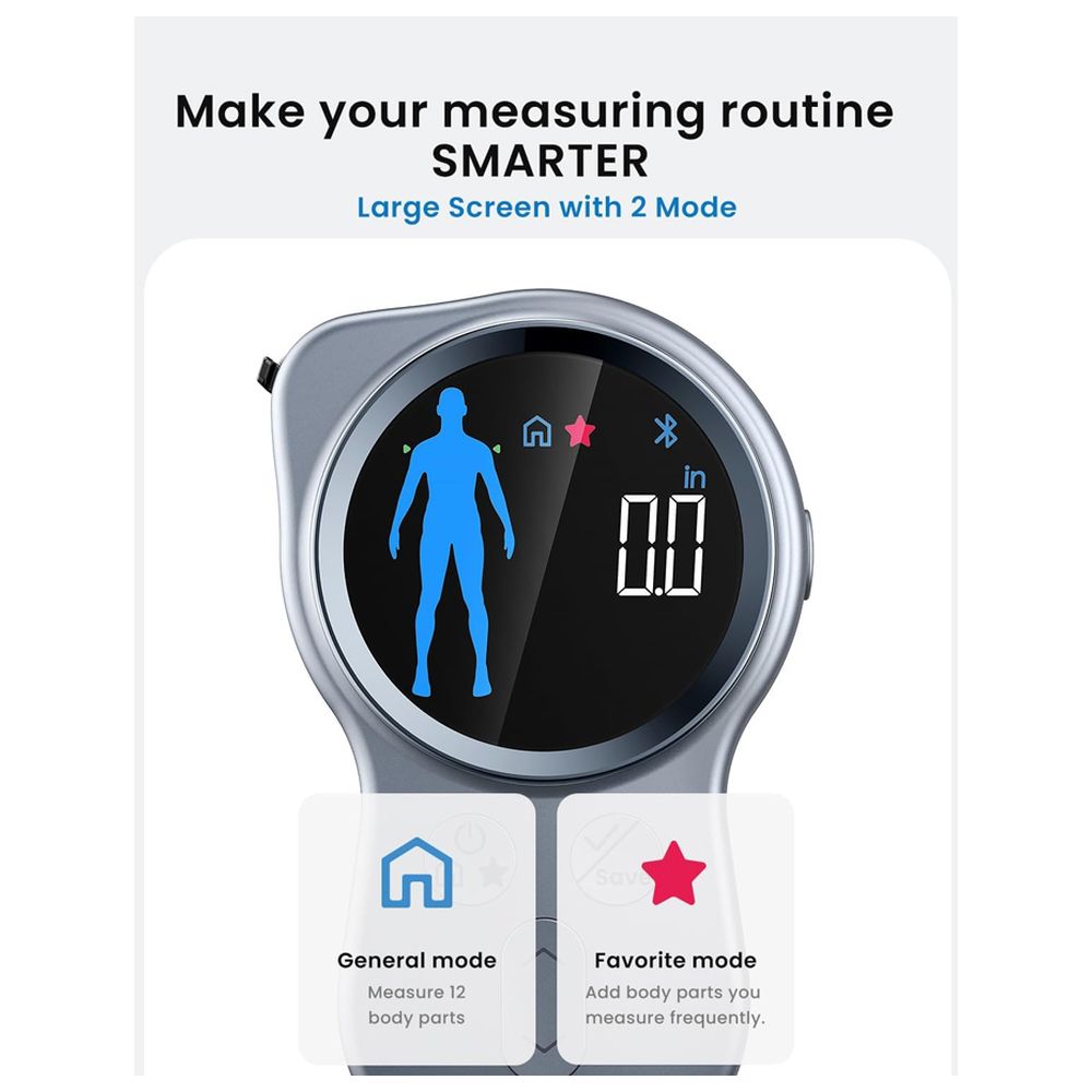 Renpho - Measure Tape - Black