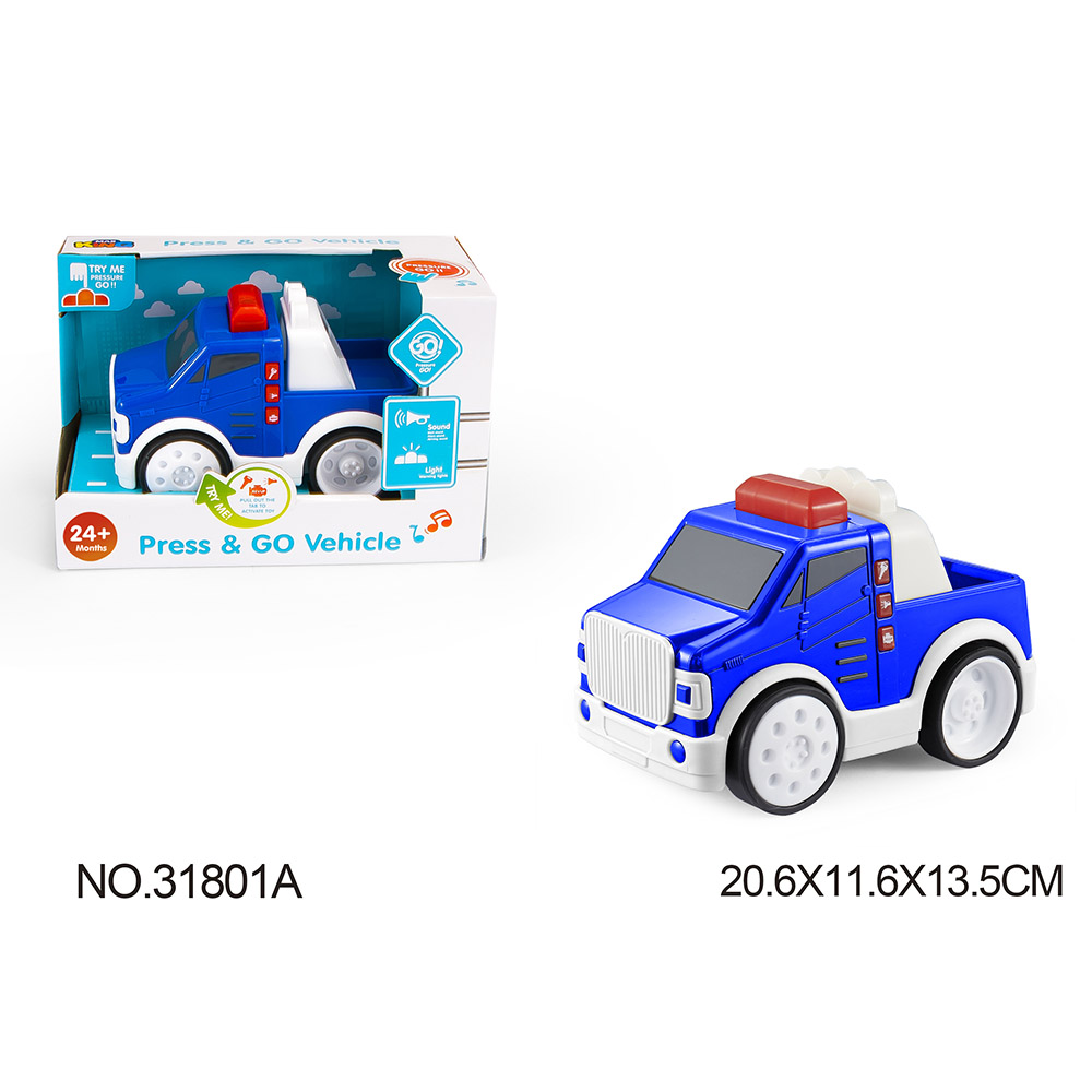 Rollup Kids - Press & Go Utility Vehicles - Blue