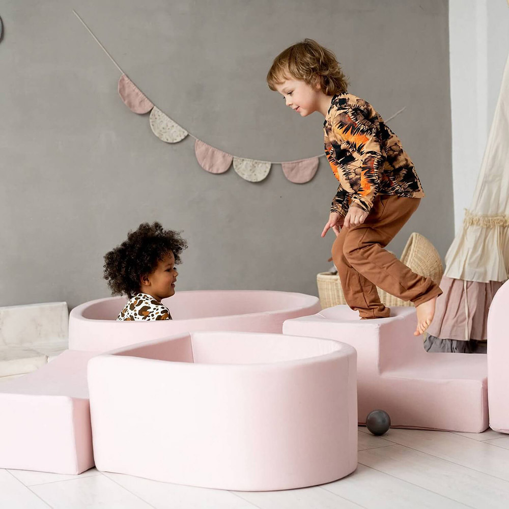 Misioo - Foam Playset with 100 Balls - Pink