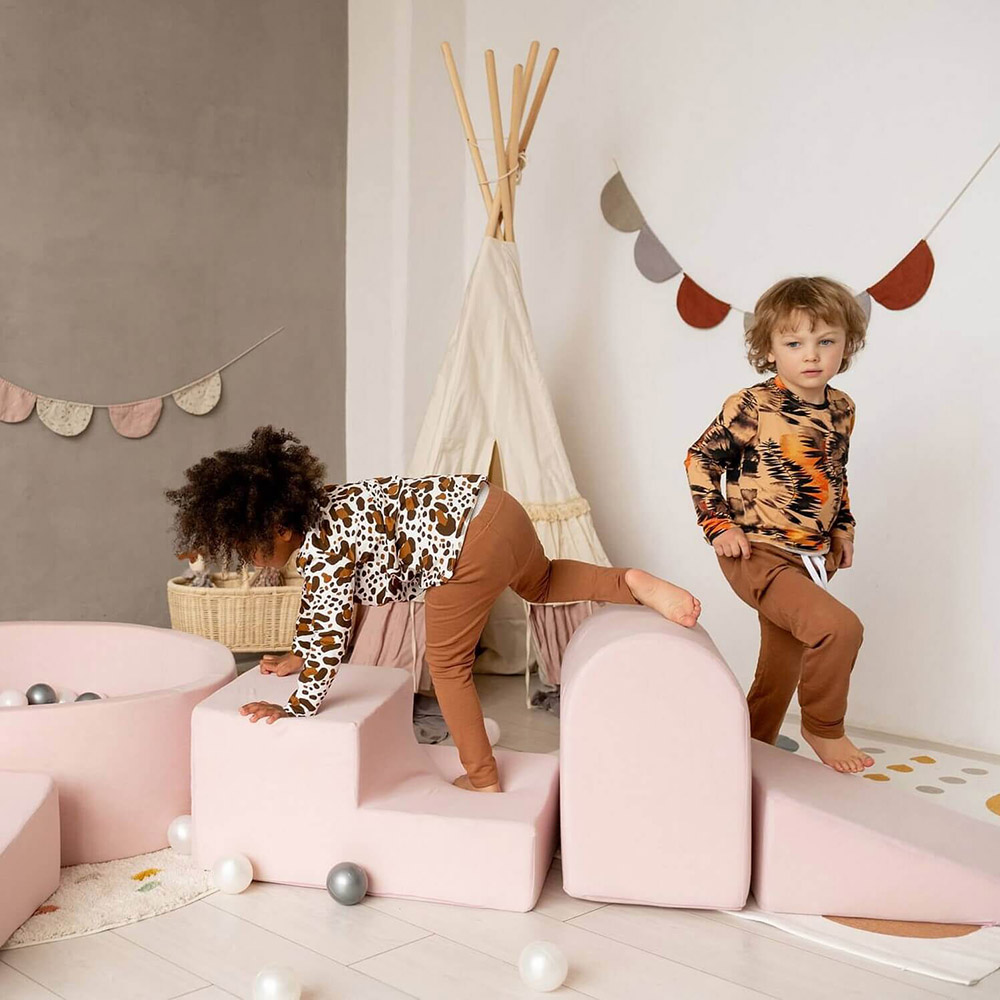 Misioo - Foam Playset with 100 Balls - Pink