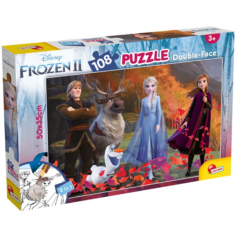 Disney Frozen - Double Sided Jigsaw Puzzle Plus - 108Pcs