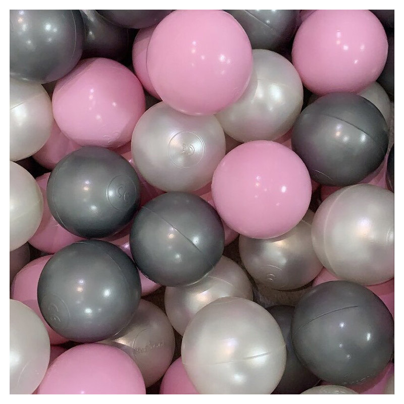 Misioo - Pool Balls Set - 150pcs - Pink/Silver/Pearl
