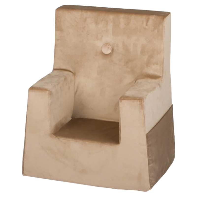 Misioo - Premium Foldie Mini Armchair - Gold Velvet
