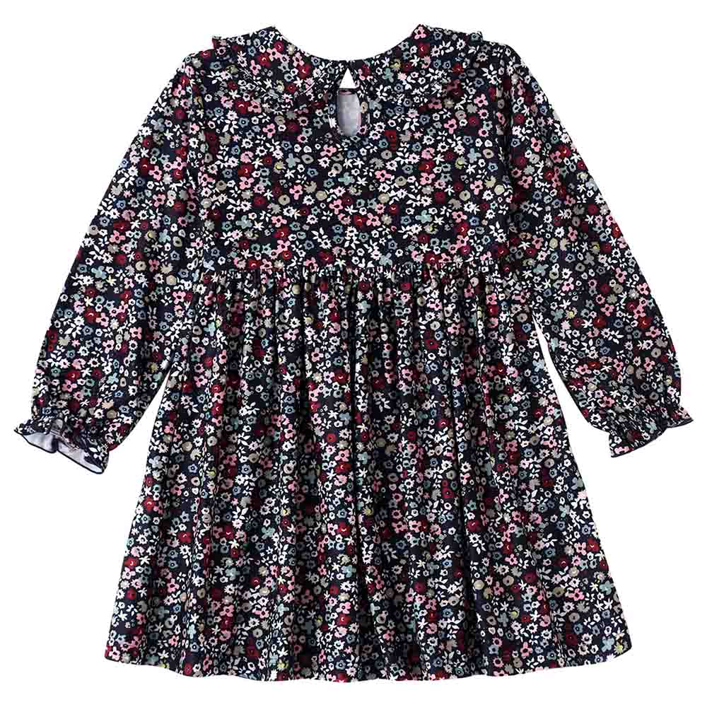 Jelliene Floral All-Over Print Knit Dress
