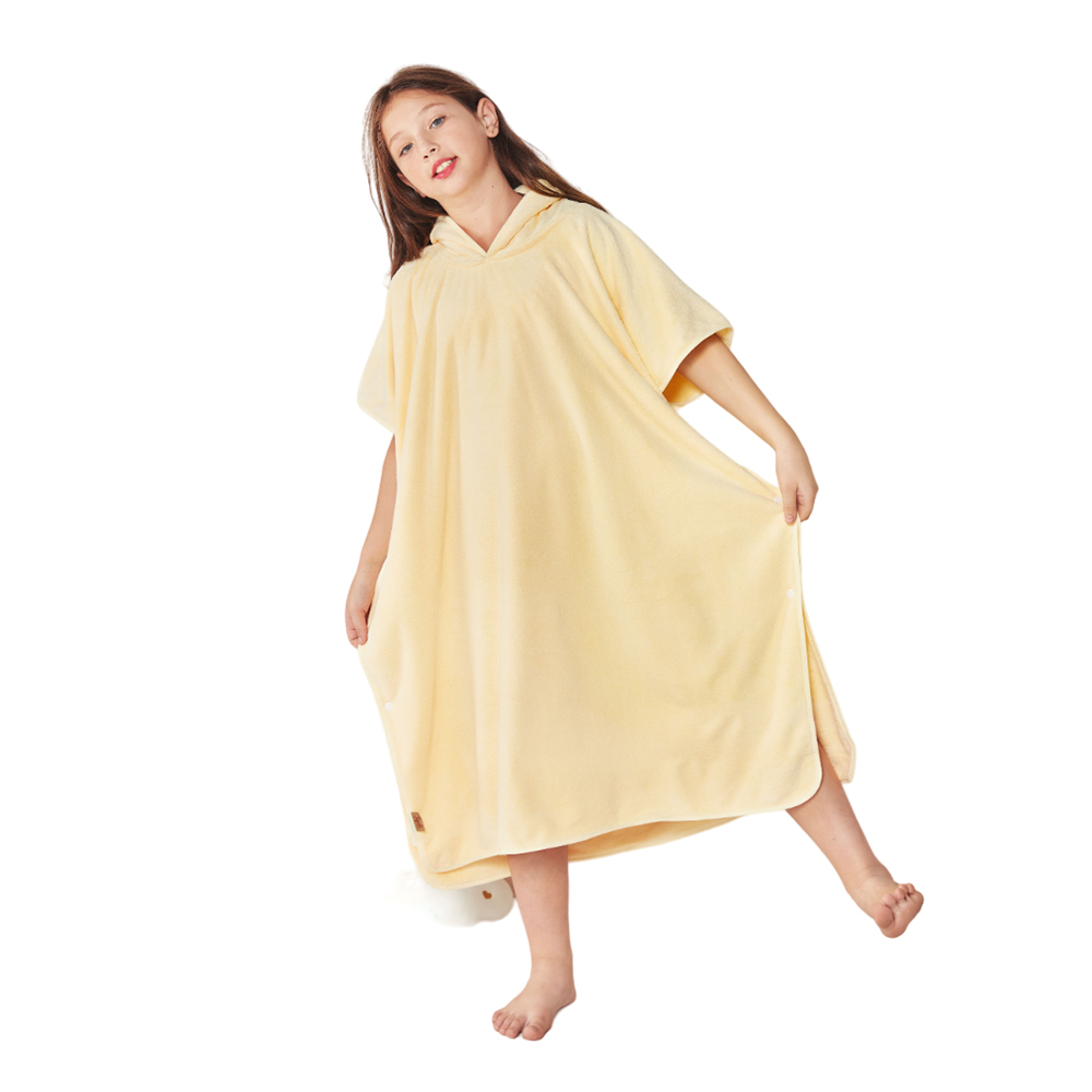 Reefi - Kids Kappa Bathrobe - Yellow - 9-11Y