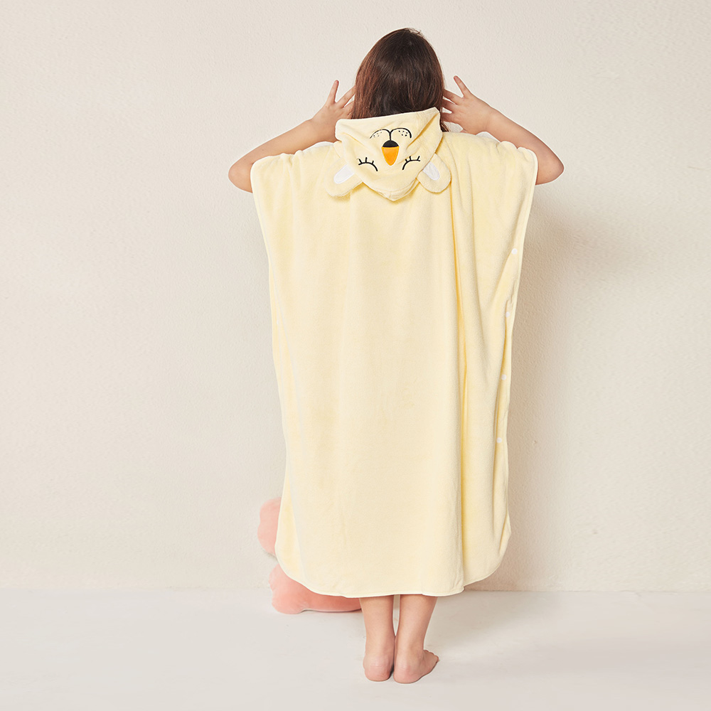 Reefi - Kids Kappa Bathrobe - Yellow - 9-11Y
