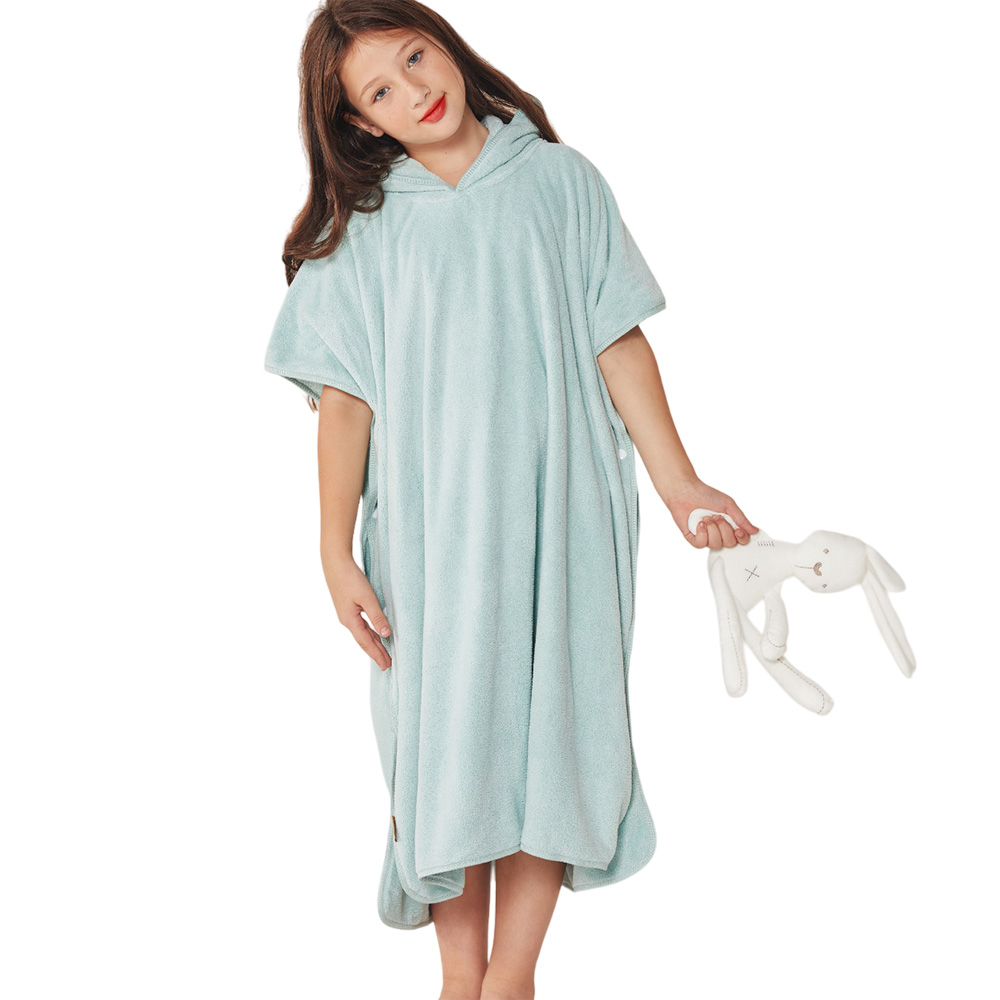 Reefi - Kappa Bathrobe Without Drawing - Green - 9-11Y