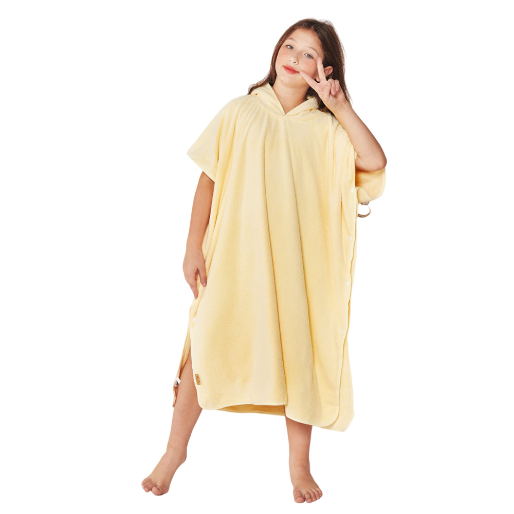 Reefi - Kappa Bathrobe Without Drawing - Yellow - 9-11Y