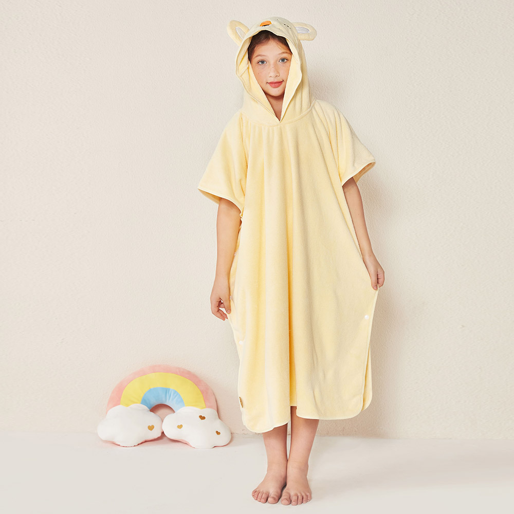 Reefi - Kappa Bathrobe Without Drawing - Yellow - 9-11Y