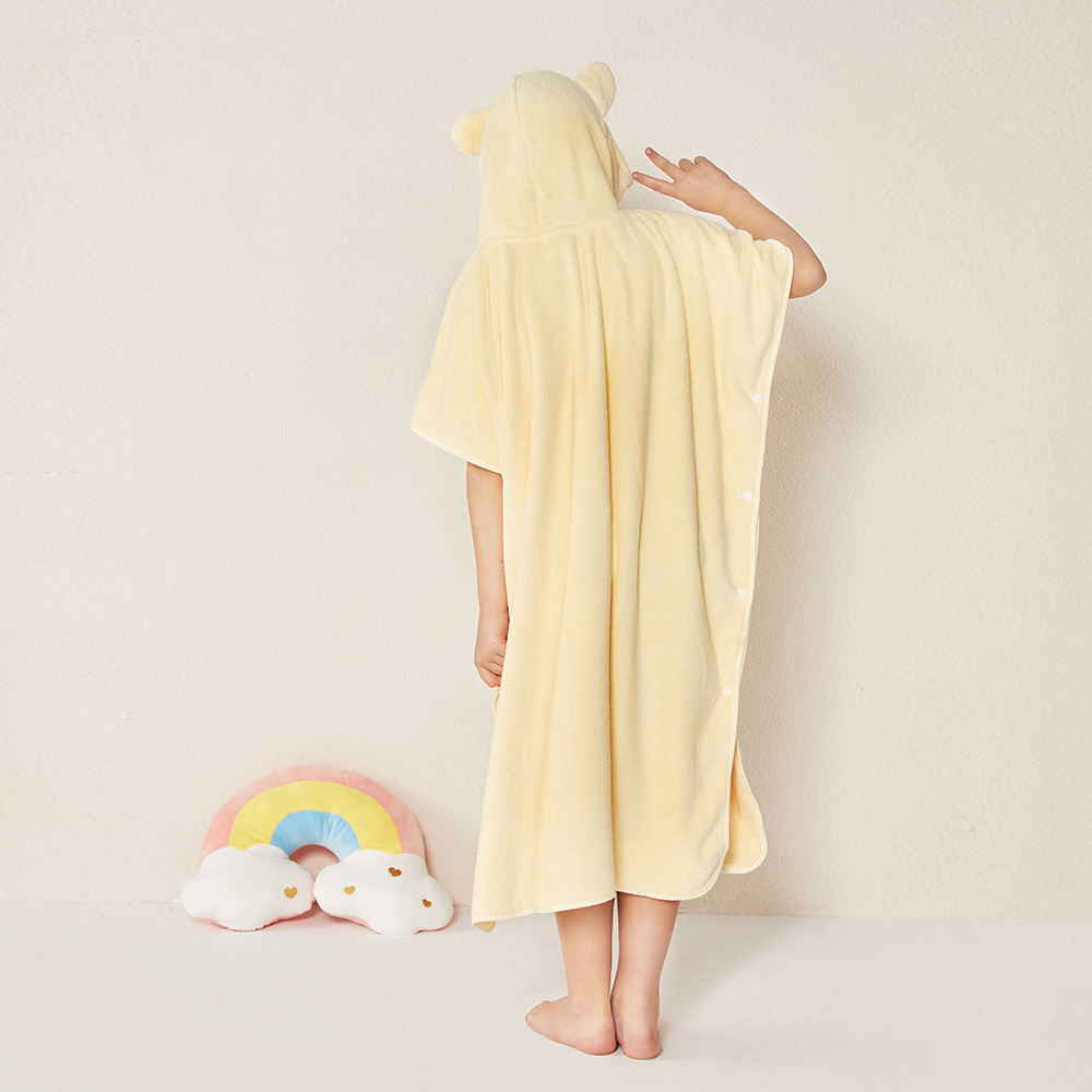 Reefi - Kappa Bathrobe Without Drawing - Yellow - 9-11Y