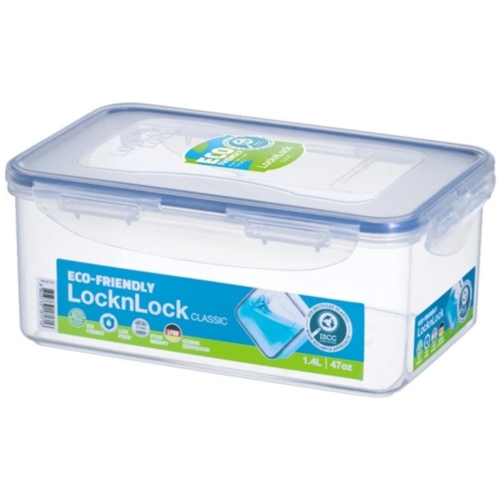 LocknLock - Rectangular Food Container - 1.4L - Clear