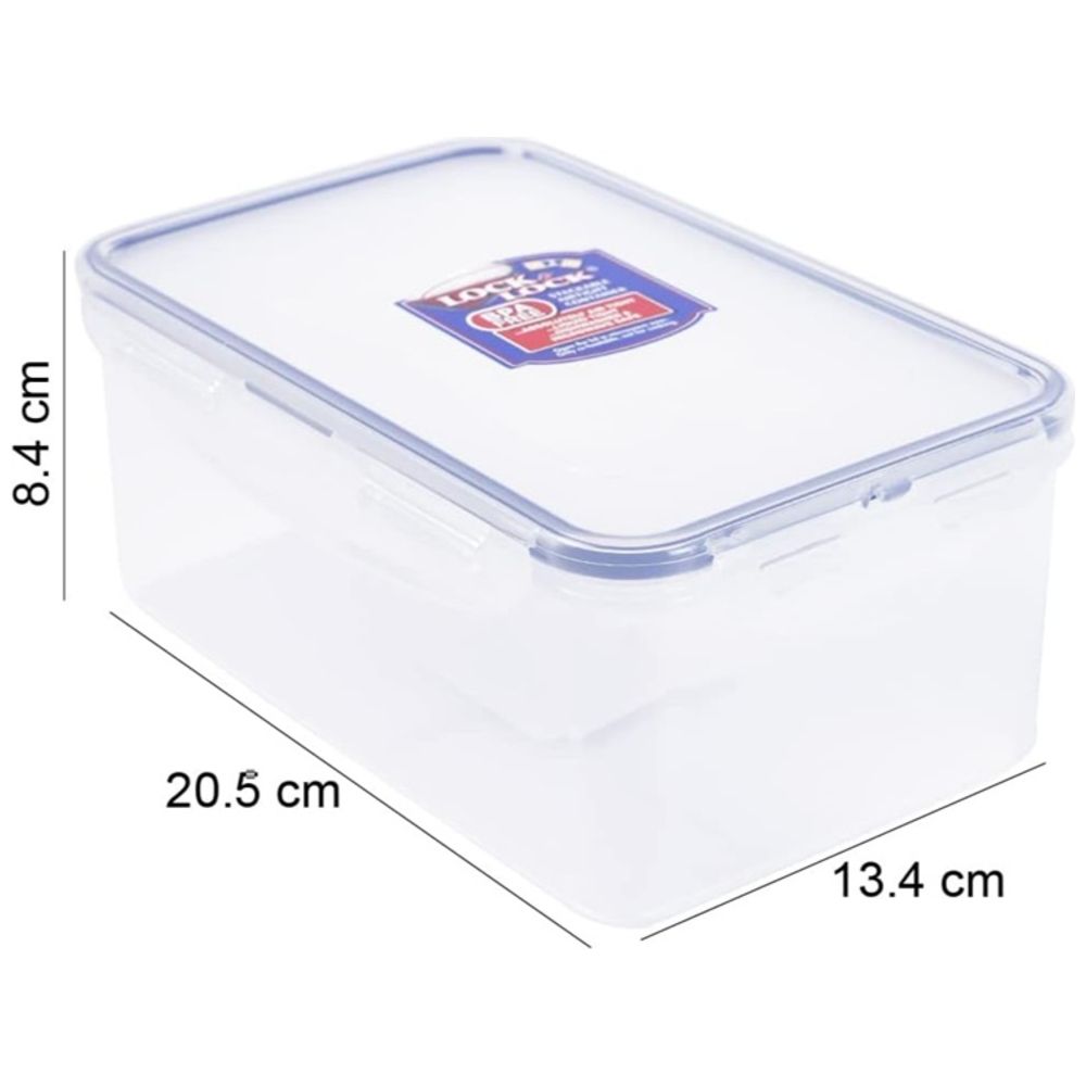 LocknLock - Rectangular Food Container - 1.4L - Clear