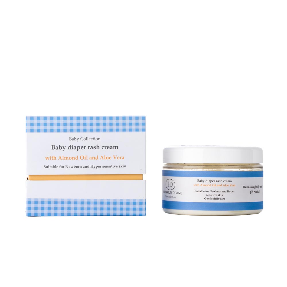 Herbarium Divine - Baby Diaper Rash Cream with Almond Oil & Aloe Vera