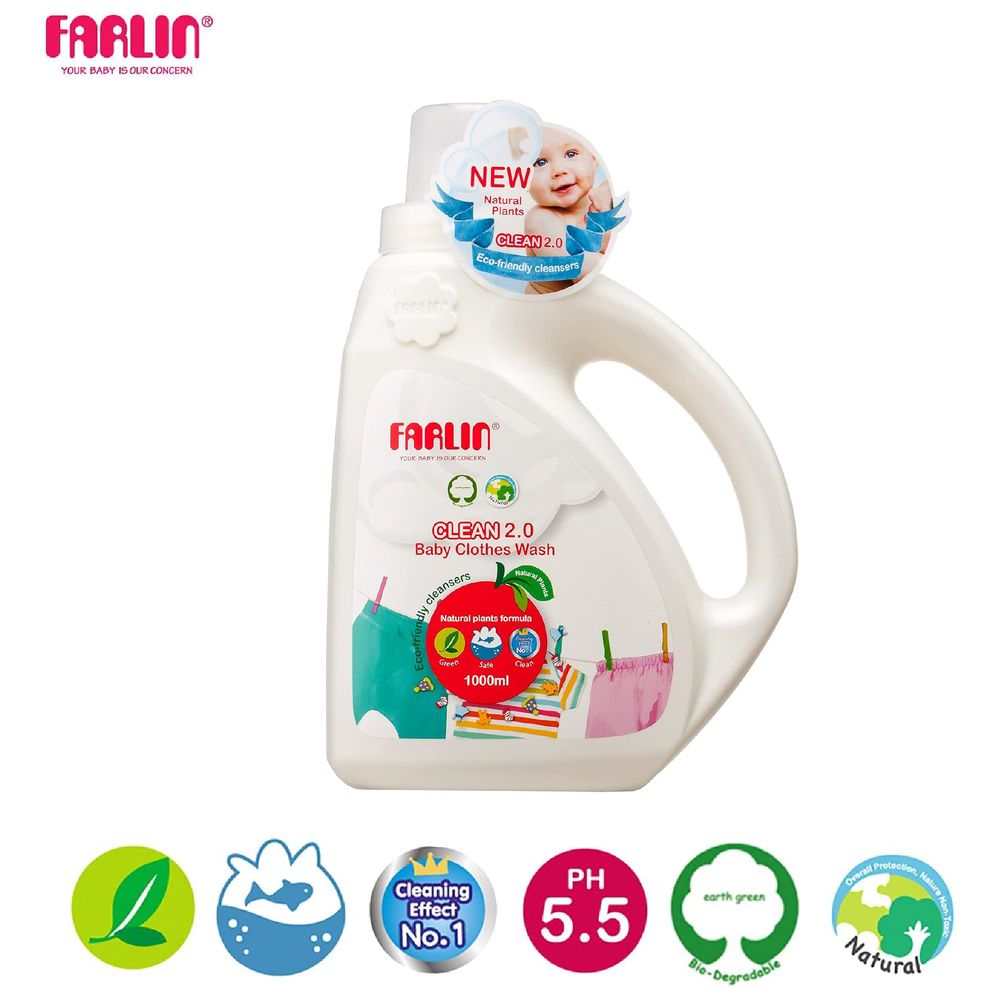 Farlin - Clean 2.0 Baby Clothes Wash 1000ml