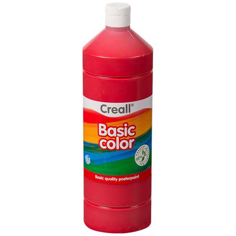 Creall - Basic Poster Paint 1L - Light Red