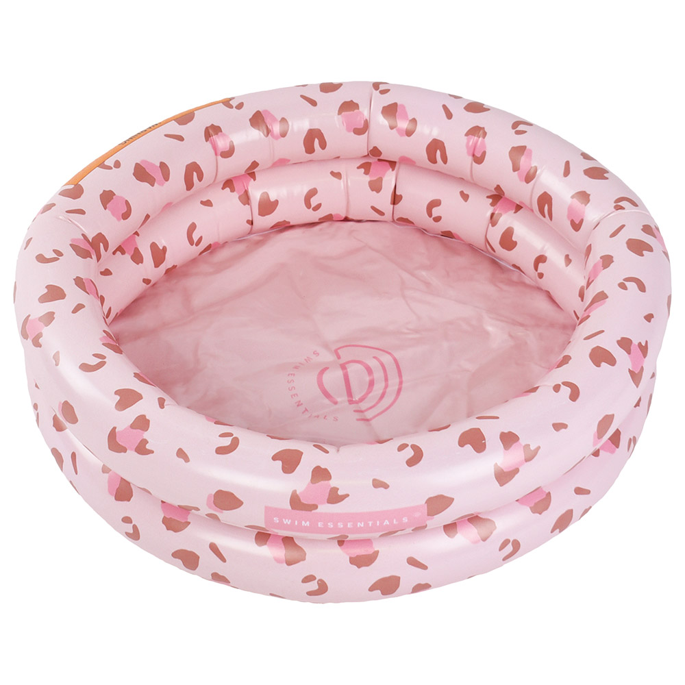 Swim Essentials - Leopard Printed Baby Pool - Pastel Pink
