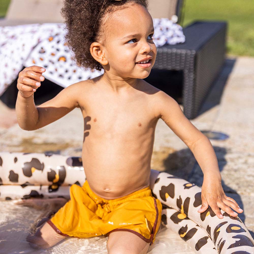 Swim Essentials - Leopard Printed Children's Pool - 100cm - Beige