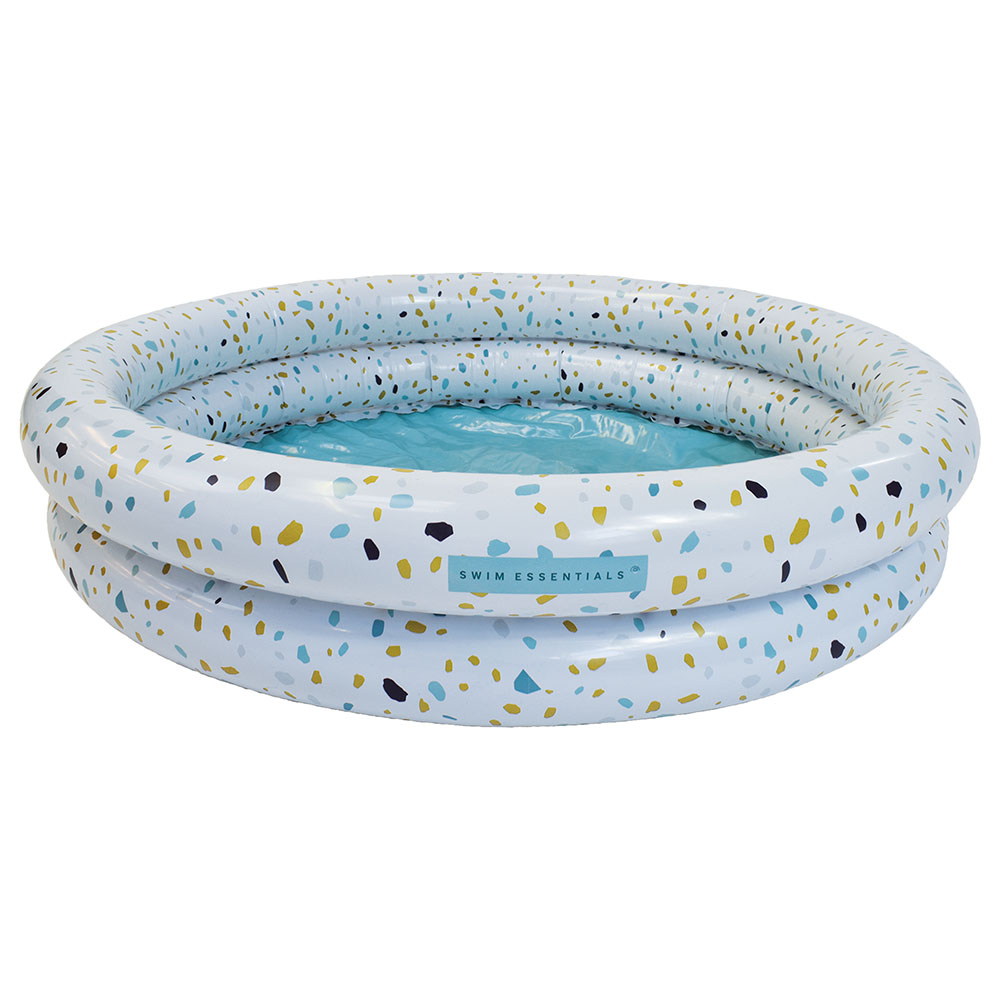 Swim Essentials - Terrazzo Printed Children's Pool - 100cm - Pastel