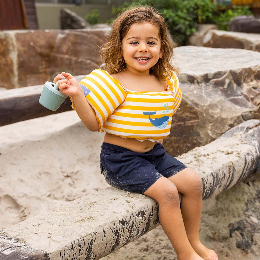 Swim Essentials - Whale Puddle Jumper - YellowithWhite