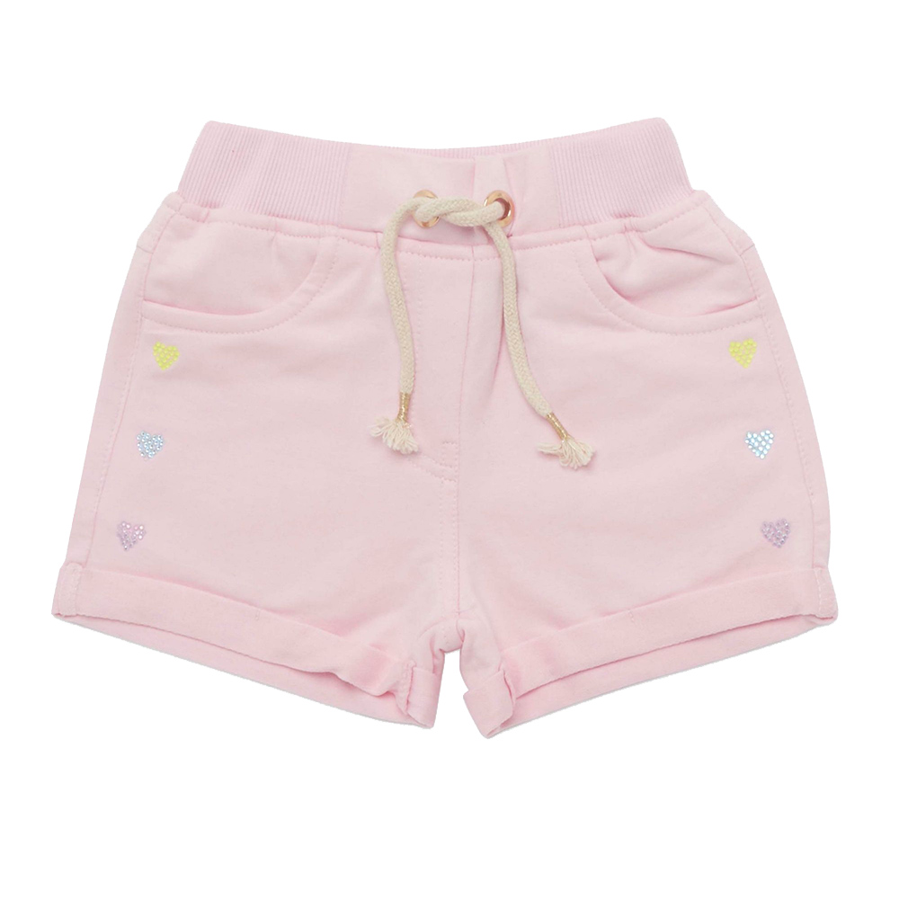 Little Kangaroos Girl Full Elastic Shorts Ballet - Pink