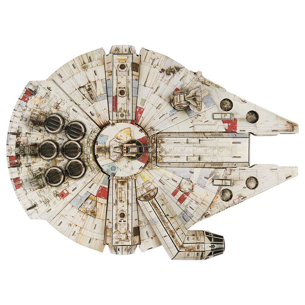 Spin Master - 4D Build Star Wars Millennium Falcon 3D Puzzle Model Kit - 223pcs